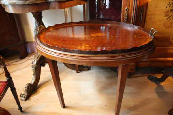 Antique-Serving-Tray-Table-Hythe-Kent